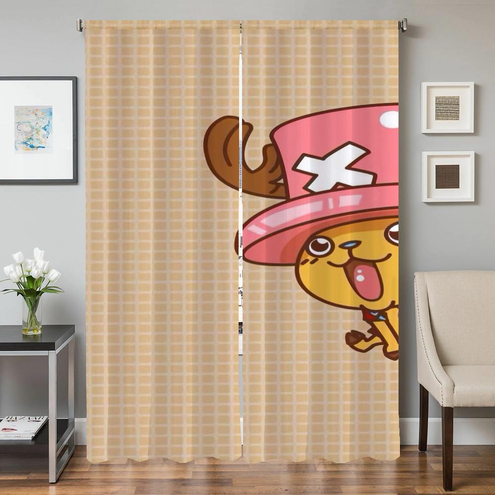 Window Kitchen Curtains for Living Room 2 Pieces Blackout Curtains Door Curtain O-one P-piece Partition Bedroom Decoration Shade