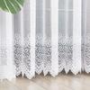 VIOLETTA - Ready-made jacquard curtain with a straight hem - 200x250 cm - white
