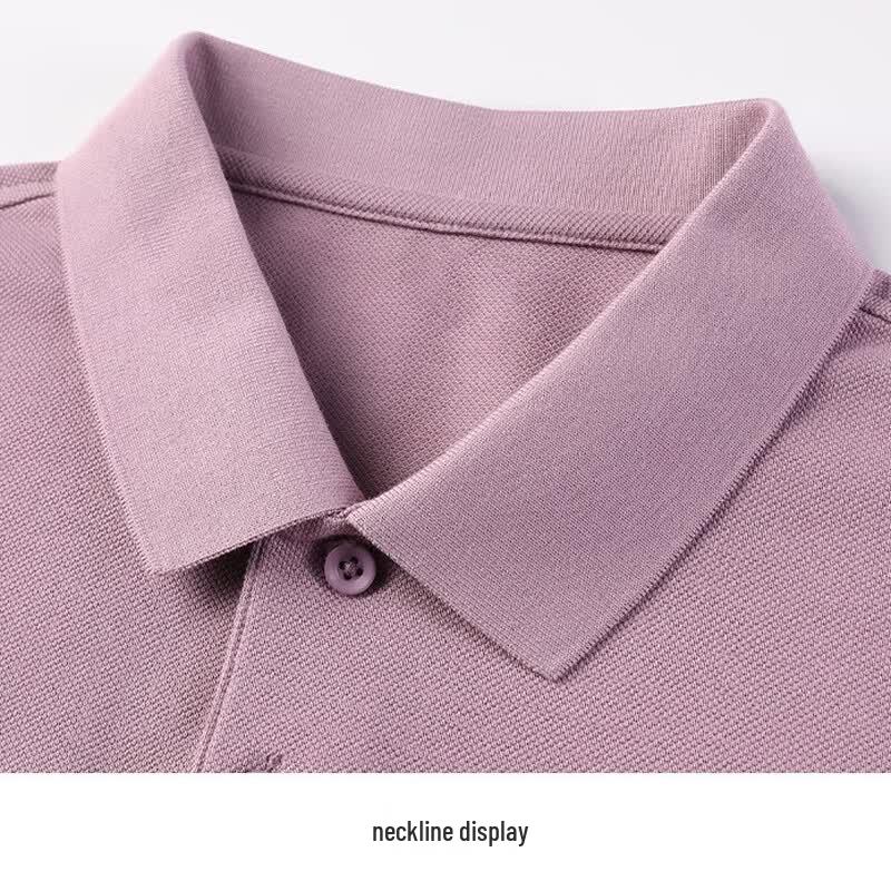 Men's 100% Cotton Short-Sleeve Polo Shirt