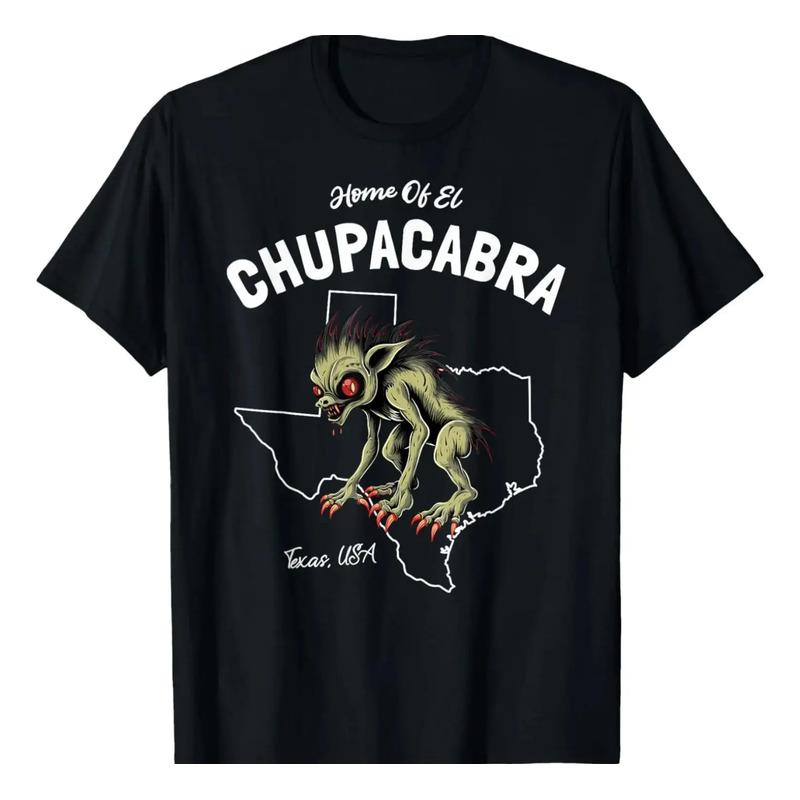 Camiseta Home Of El Chupacabra Texas Usa Cryptid S разноцветный