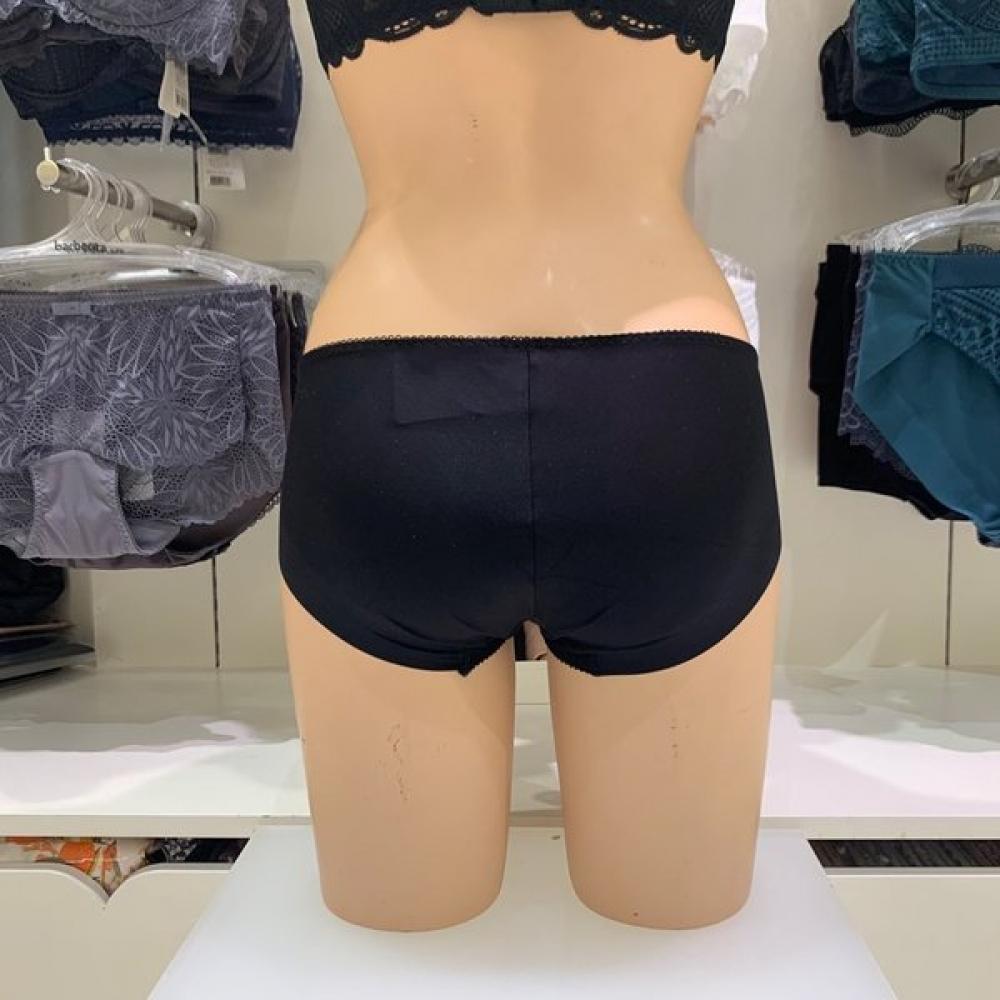 Barbara Flower Lace Hem Panty Abp4241b Sk  Bk