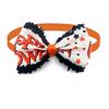 50/100pcs Handmade Halloween Dog Bowties Plush Pet Bow Tie Dog Accessories Pumpkin Skull Style Dog Pet Bow Tie for Holiday