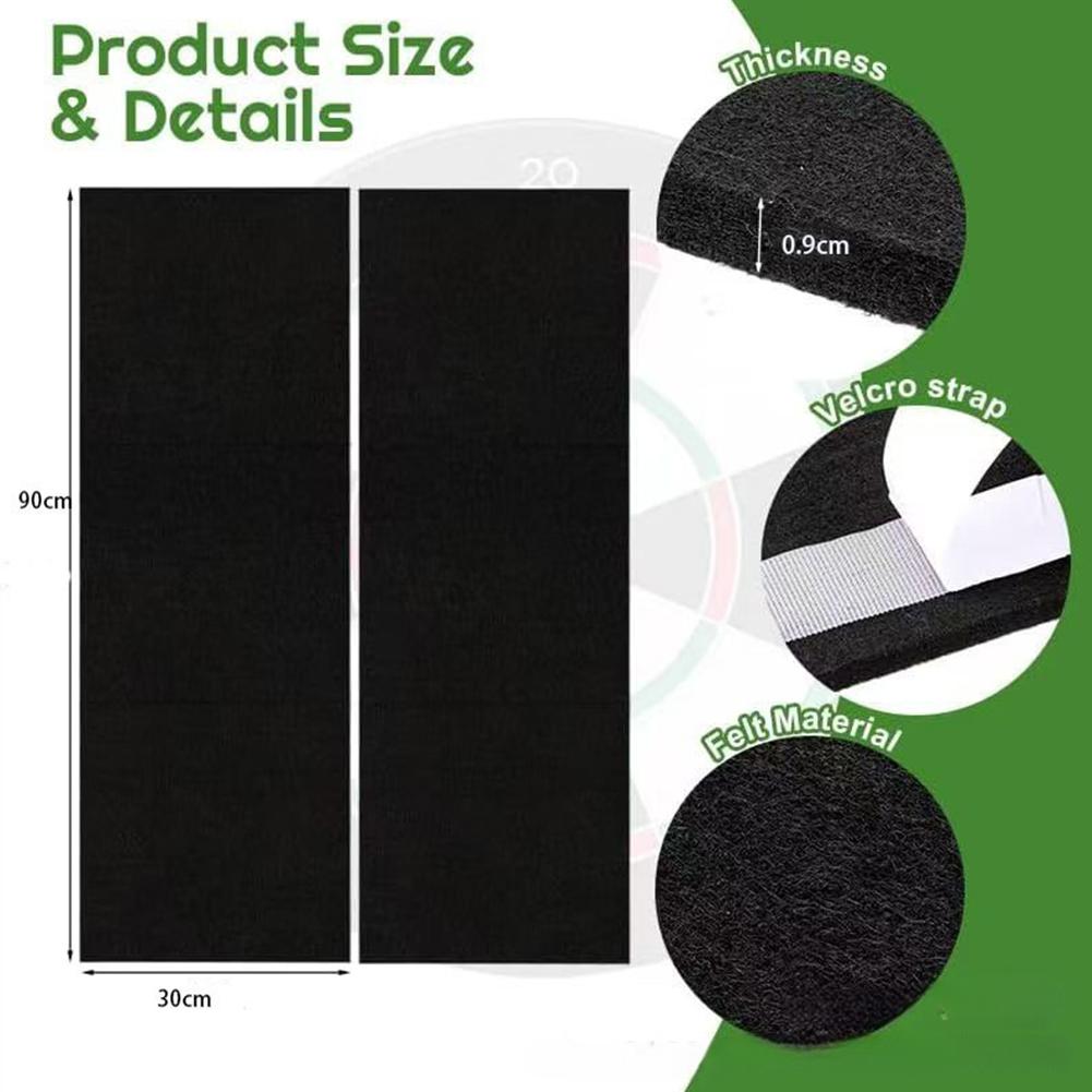 Dartbord Muurbeschermer Zelfklevende Dartbord Rand Vilt Muurbeschermer voor Professionele Darts