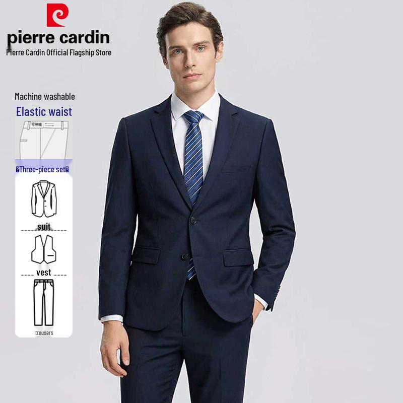 Pierre Cardin Men's Slim Fit Formal Suit Set