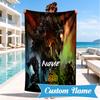 Custom Name World Warcraft Beach Towel Microfiber Beach Towel, Lightweight and Quick-Dry, for Summer Travel, Swimming Pool Gift