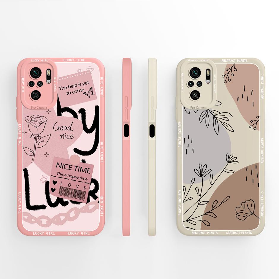 For Xiaomi Poco M5 M5S 4G Phone Case Advanced Sense Flower Silicone Soft TPU Shell For XiaomiPocoM5 M5S 4G Prevalent Funda Cover