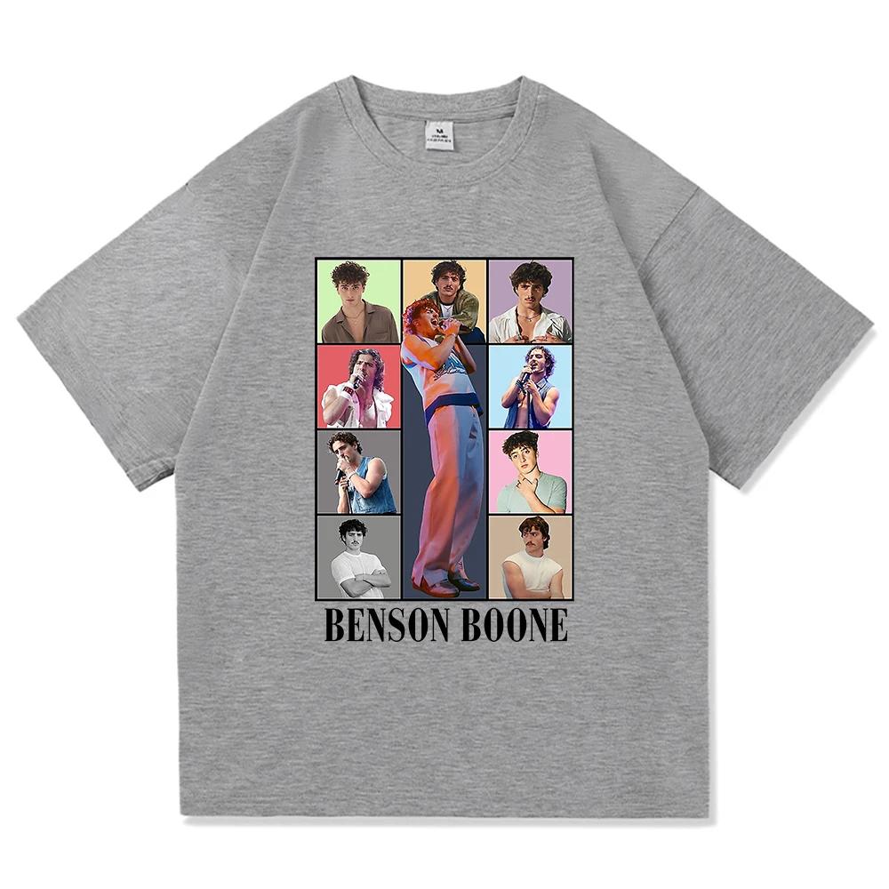 Benson Boone ONE HIT WONDER Camiseta Misma Ropa Hombre/mujer Ropa Vintage Harajuku Camisetas de Alta Calidad para Amante