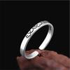 New Arrival Retro Thai Silver Cloud Simple 925 Sterling Silver Jewelry Creative Literary Smooth Auspicious Opening Rings TYB439