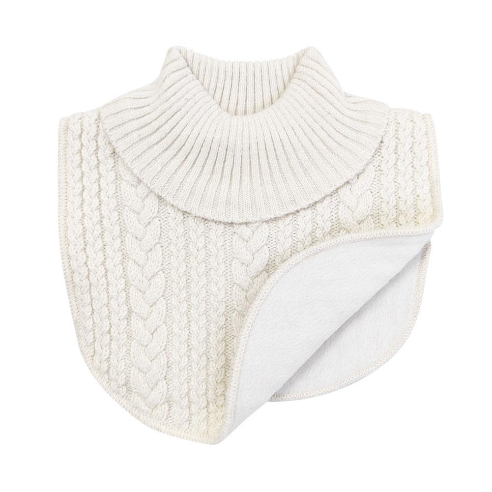 Detachable Knitted Mock Turtleneck Fake Collar For Kids Winter Warm Unisex Pullover Dickey False Collar for Photos School Party