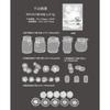 40 Pcs Lace Bottle Stickers Pack Journal Supplies Notebook DIY Background Decor Scrapbook Stickers Aesthetic Stationery
