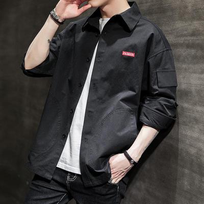 Spring Men 'S Shirt Youth Casual Jacket Fashion Men 'S Cotton Shirt