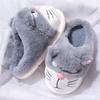 Bomullstøfler vinter ny søt katt hjemme varme komfortable pustende tykk såle fortykket bomull mopp