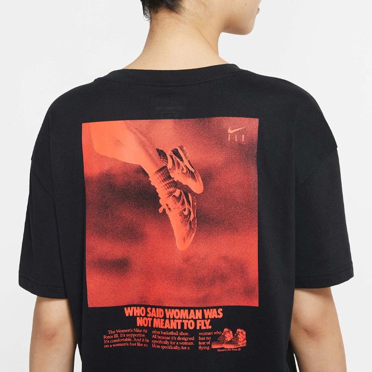 Nike Dri-Fit Basketball Short Sleeve T-Shirt Women Tops Black CV0951-010