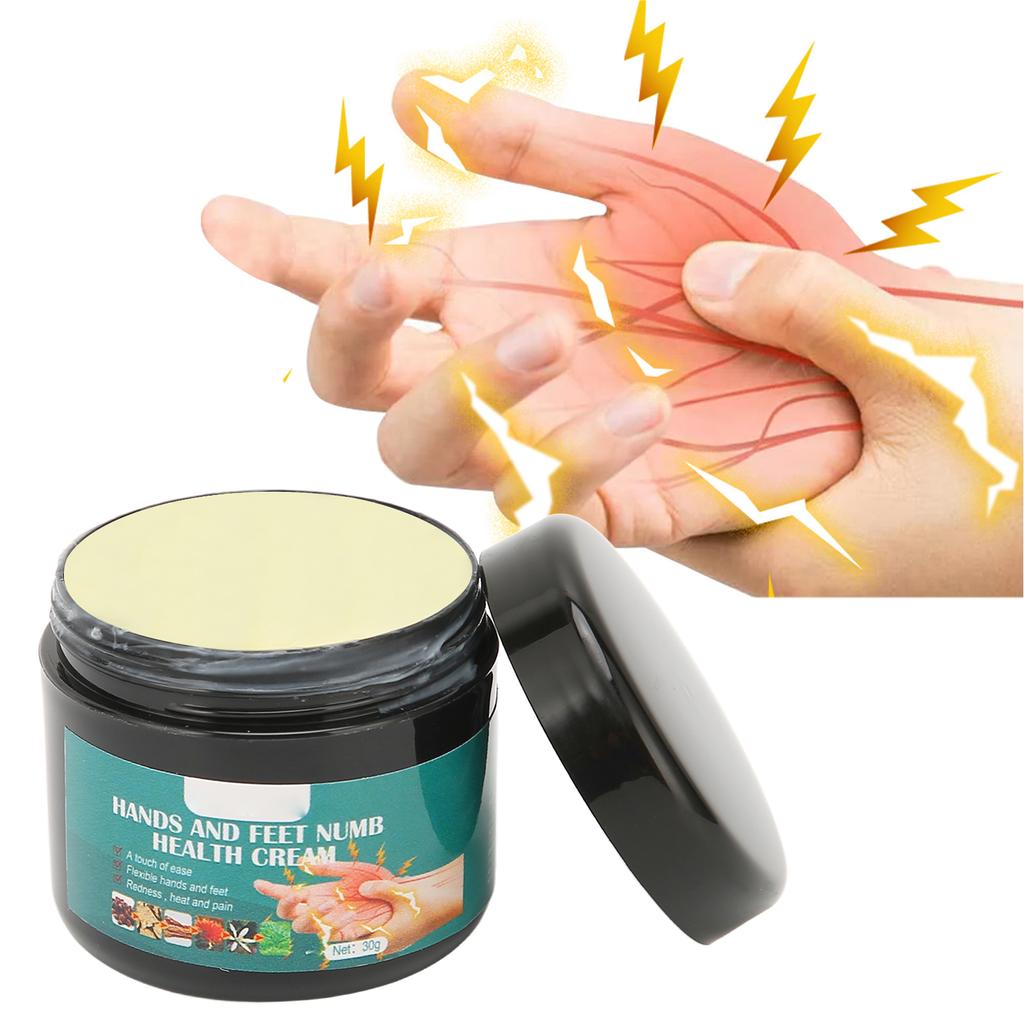 Hand Foot Numbness Cream Gentle Natural Ingredients Easy to Absorb Foot Pain Relief Cream for Hand Foot 1.1oz