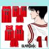 Traje Cosplay Slam Dunk Sakuragi Hanamichi, Rukawa Kaede, S-xxxl