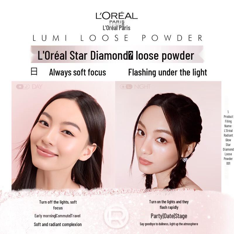 L'Oréal Star Diamond Sypký fixační pudr