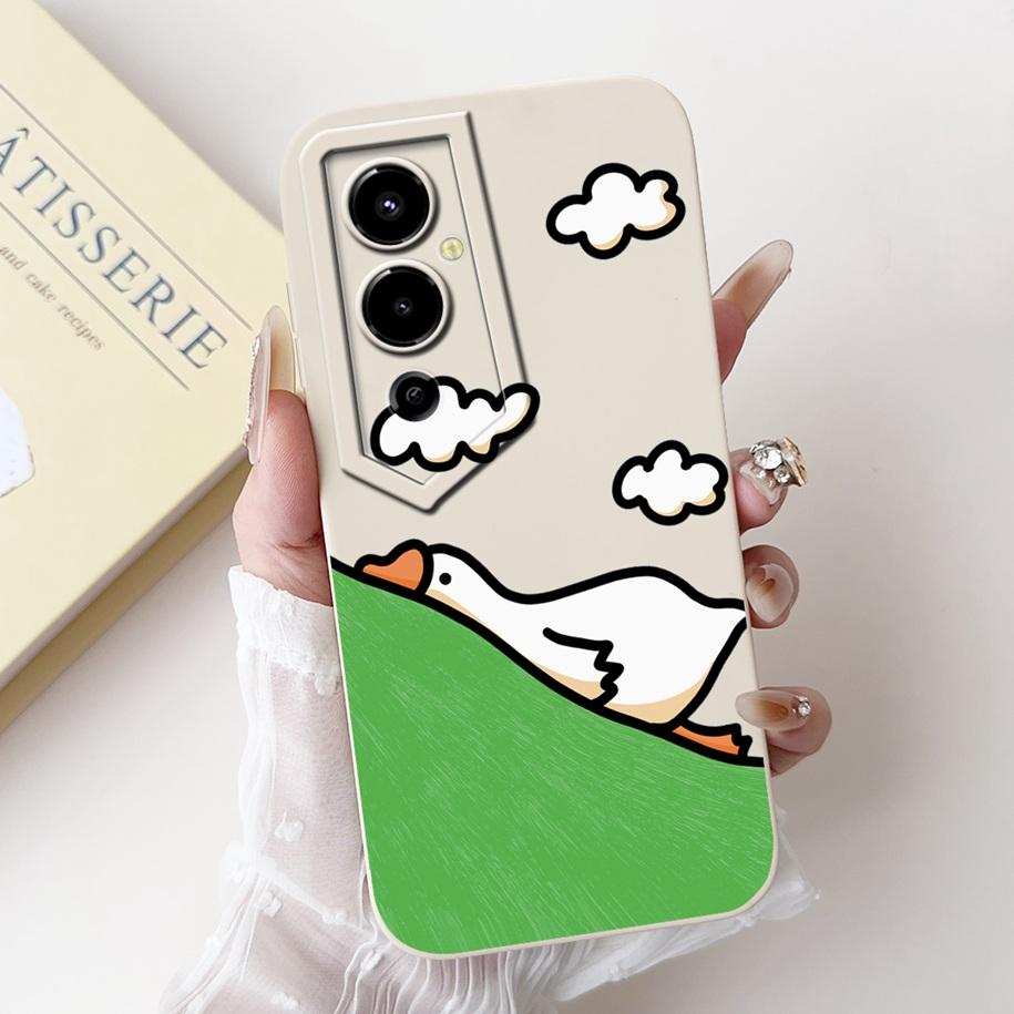 For Tecno Pova 4 LG7n Case Lovely Cartoon Camera Lens Protective Silicon Cover For Tecno Pova 4 Pro LG8n Funda Pova4 4Pro Bumper