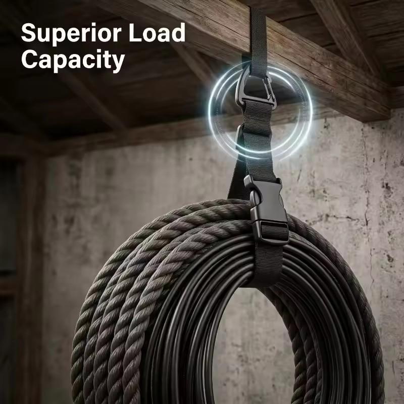Adjustable Extension Cord Holder Organizer with Triangle Clips for Garage Organization and Storage Heavy Duty Extension Cord