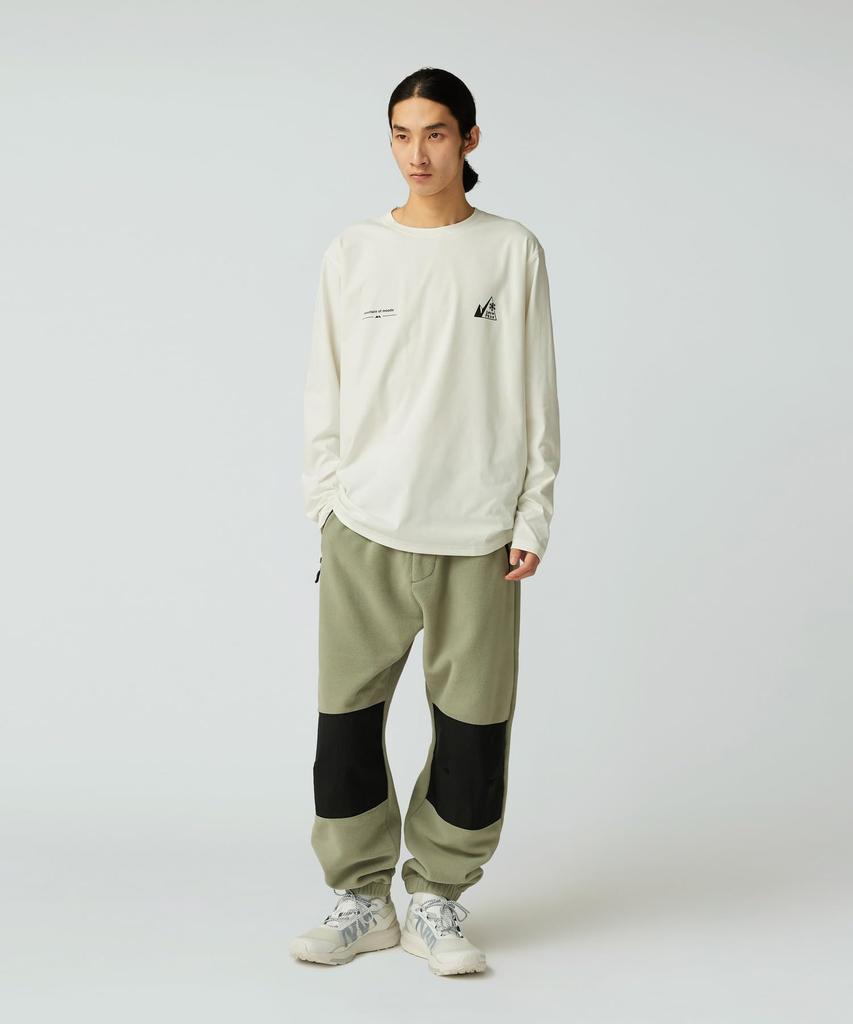 Snow Peak MofM Satoyama Long Sleeve Cut and Sew Long Sleeve for Men and Size Off White T-Shirt MM4510-TS01 T-Shirt Women, S,