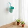 Metal Hanging Flower Pot with Hook for Balcony Garden Fence Outdoor Indoor Plant Container Holder