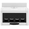 Qoltec Dreiphasen-bidirektionales elektronisches Messgerät | Energiezähler für Hutschiene | 400V | 100A | LCD | 4P