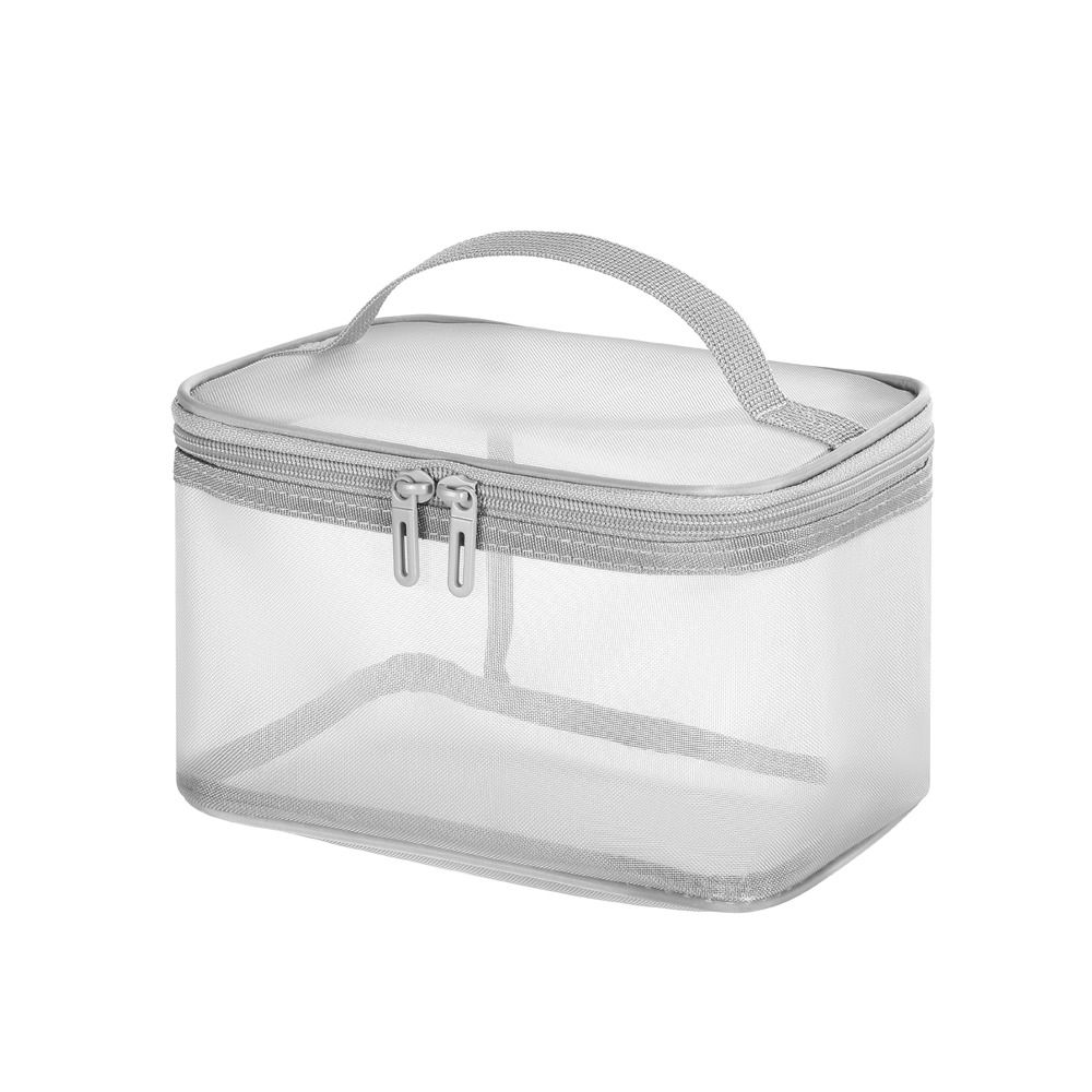 Double Layer Large Capacity Korean Storage Bag Toiletry Bag Zipper Makeup Bag Women Cosmetic Bag