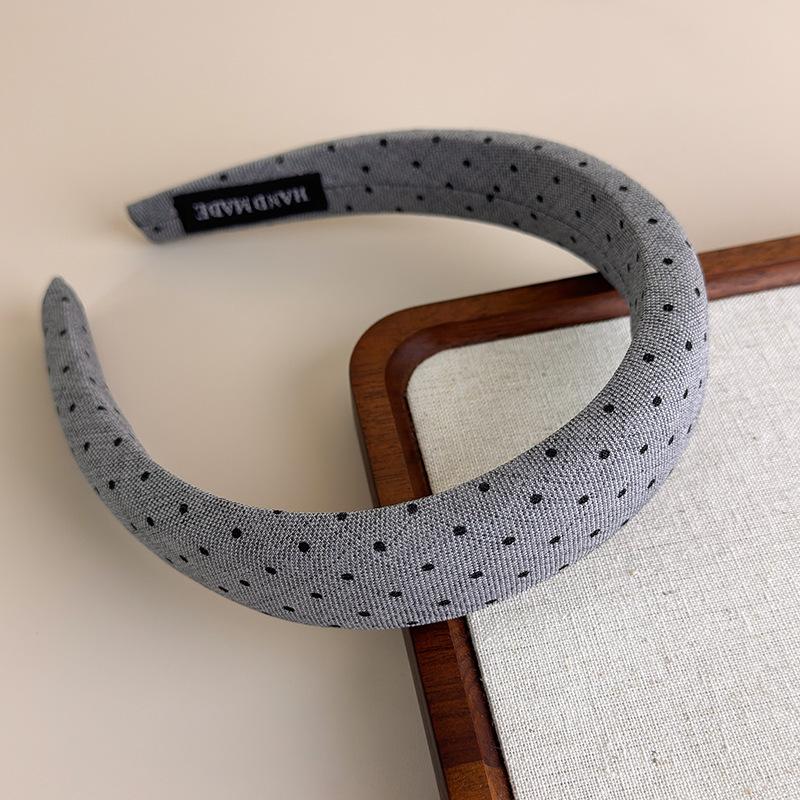 Polka Dot Hair Bands for Women Floral Print Hair Hoop Headbands Sweet Girls Plaid Hairband Hair Accessories Headwear Headdress