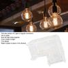 8pcs Solderless COB Connector Transparent L Shaped Connector  For Double Color LED Strips