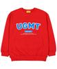 UNION GARMENTS Ugmt Logo French Oversized Sweatshirt Red