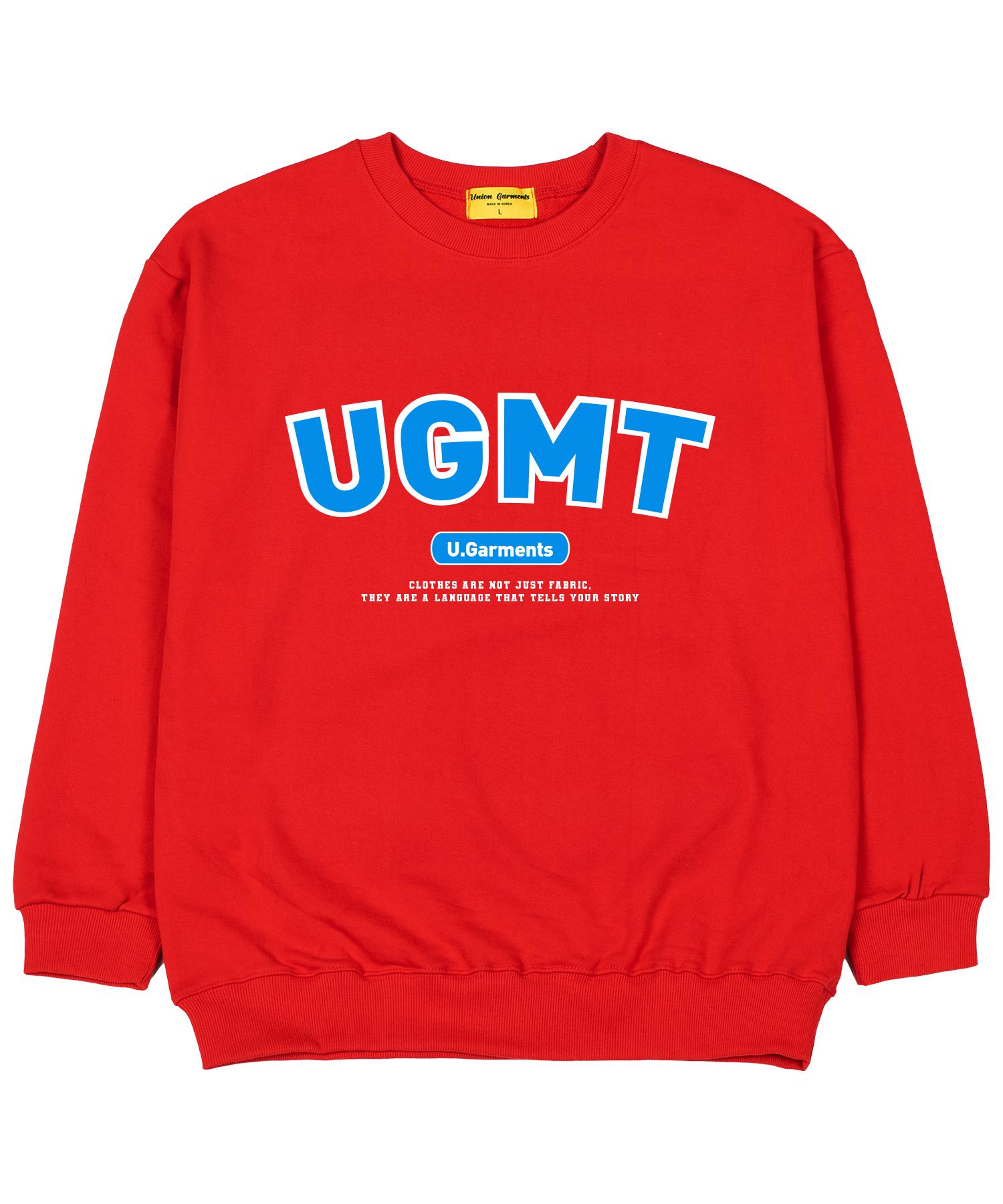 Union Garments Ugmt Логотип Французская Оверсайз Толстовка Красная M