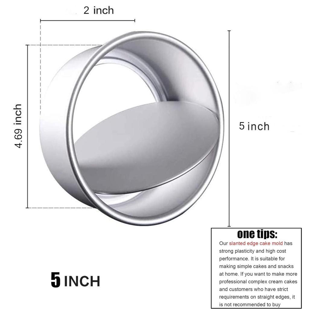 4inch-10inch Non-Stick Aluminum Round Cake Pan with Removable Bottom for Wedding/Birthday/Christmas Cake Baking Round Cake Tin
