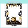 Photo Birthday Party Booth Frame With Paper Design Celebration Props Photos