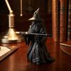 3D Printed Wizard Statue Model Creative Design Wizard Ornament Fashion Pen Holder  Gift