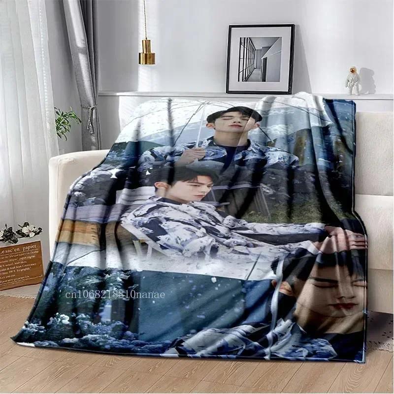 Dylan Wang Dong Fang Da Qiang Tagesdecke, Decke Cang Lan Jue für Sofa, Schlafzimmer, Dekoration, flauschige, weiche Decken