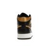 Air Jordan 1 Mid Svart Metallisk Gull Herre Sneakers Hvit DQ8426-071