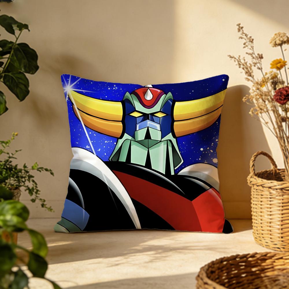 Trendy UUFO Robo Grendizeres Cushion Cover Versatile DoubleSided Pillow Case Fit for Sofa Bed Car  Daily Decor