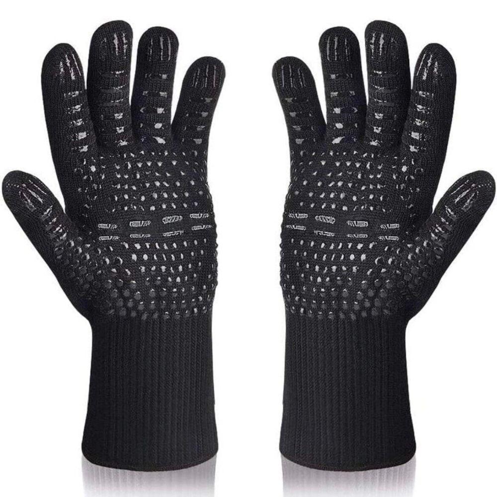 Fire-resistant High Temperature Resistance Fire Heat Glove Heat Insulation BBQ Gloves Oven Mitts