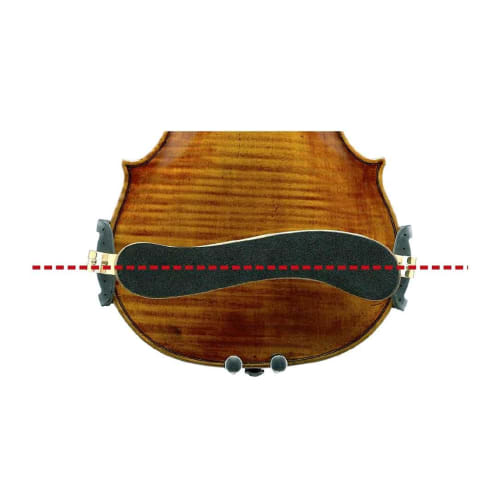 Viva La Musica Diamond Violin Shoulder Rest, Maple/Light