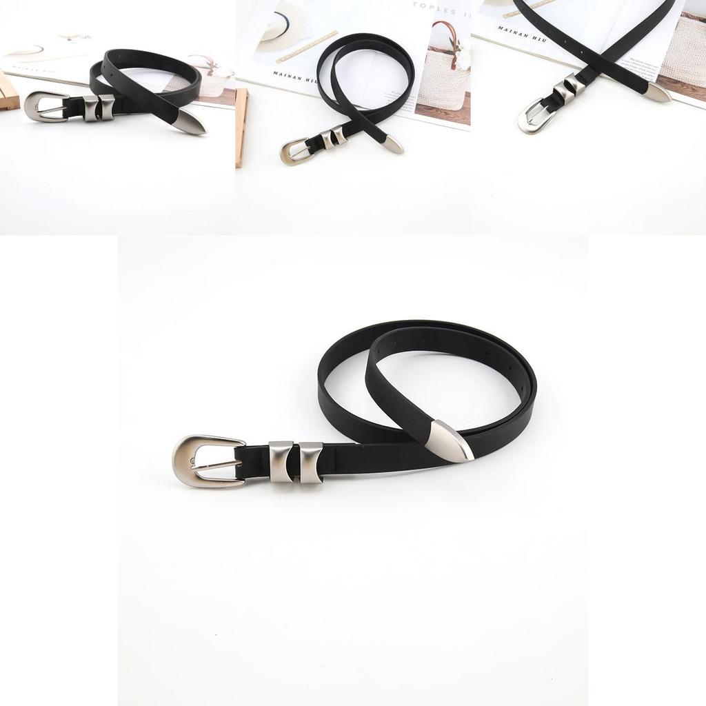 Korean Style Womens Slim Pu Belt With Alloy Pin Buckle For Summer Fashion