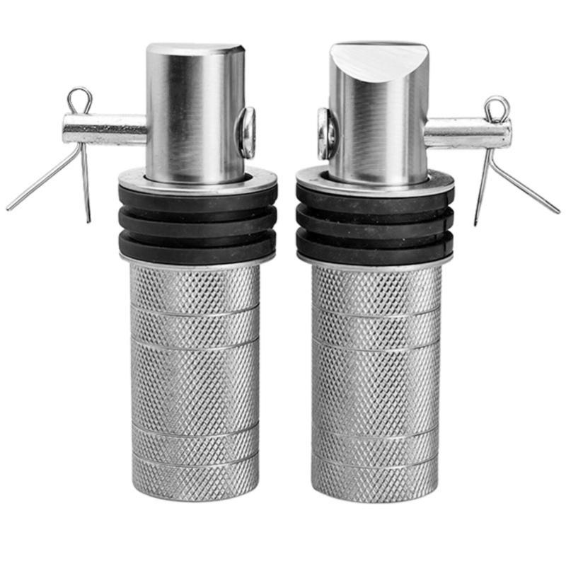 Easy Install Motorcycle Footrests Enhanced Grip Heavy Duty Construction Foot Pedals Weatherproof Design for Modification серебряный