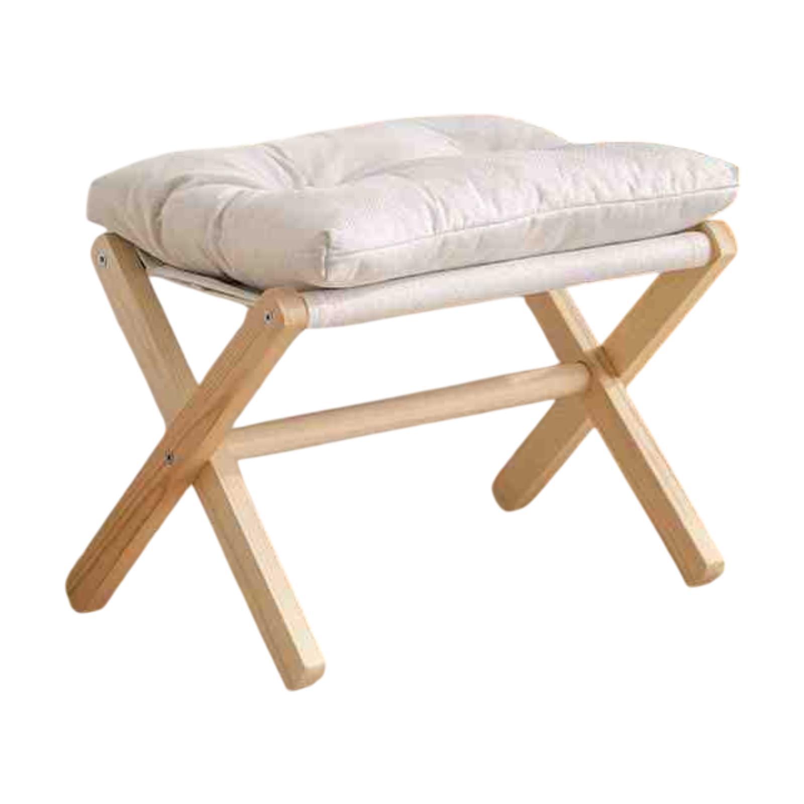 Small Footstool Leisure Stool Shoe Changing Stool Wooden Legs Foot Rest Kids белый 19130₽