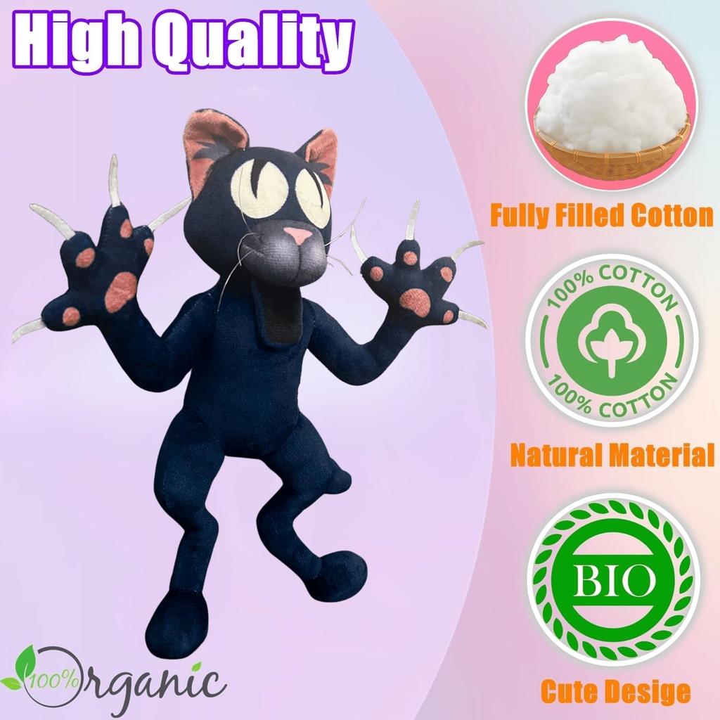 99 Nights In The Forest Cat Plush The Cat Monster Plushies Toys Soft Stuffed Animals Doll Birthday Gift For Kids And Game Fans