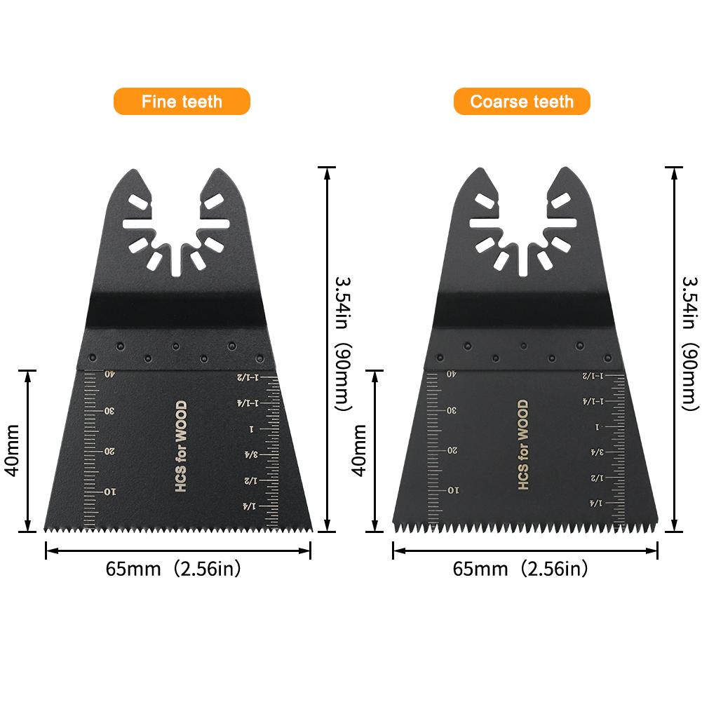 Schnellwechsel-Multitool-Zubehör Universell Dünnes Metall Holzschneiden Multifunktionale Schneidklingen Holz- und Metallschneiden