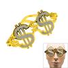 Funny Sunglasses Dollar Sign Shaped Eyeglasses for Adult Party Photography Props Halloween Cosplay Costume Supplies