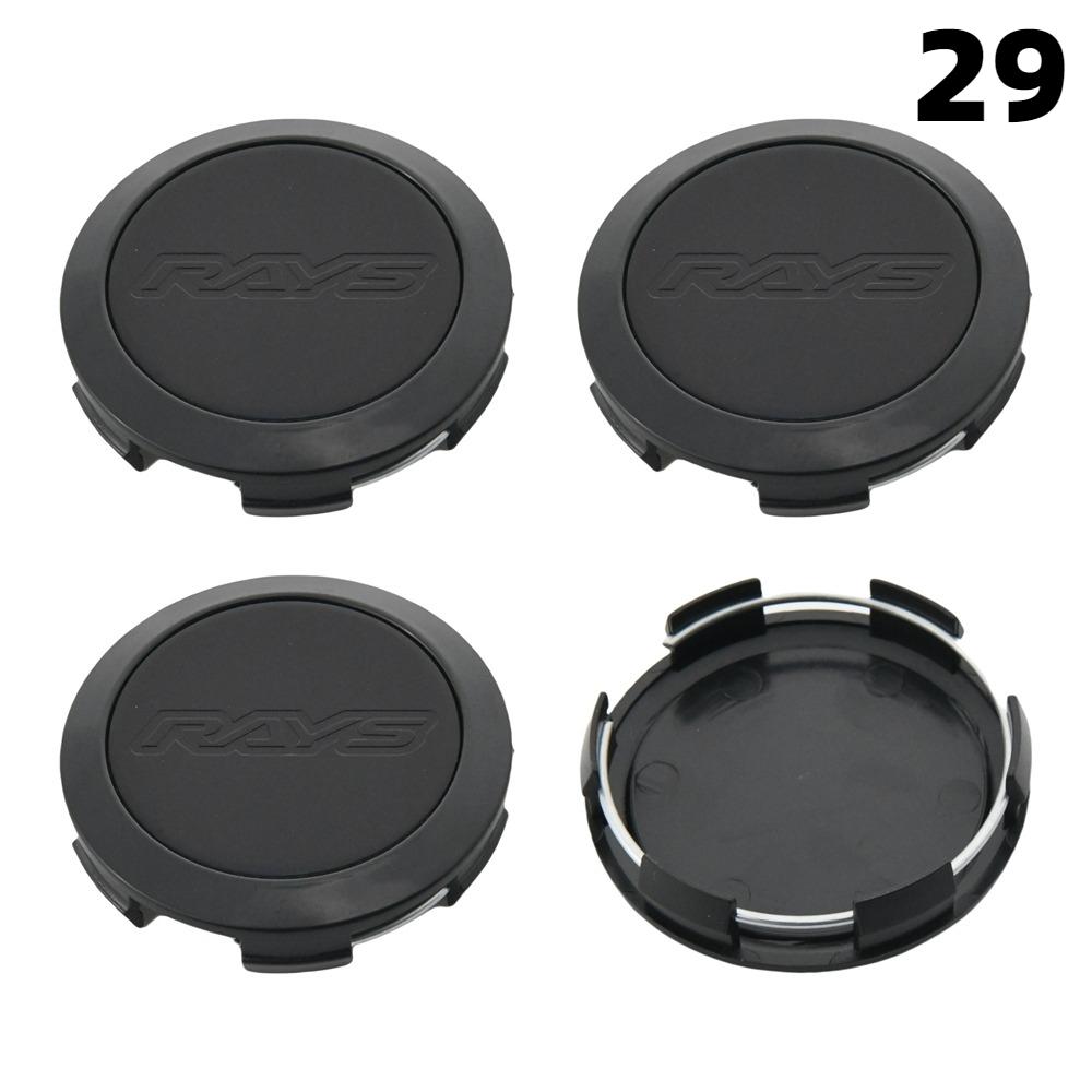 4 STKS 64 MM Buiten Diameter / 62 MM Binnen Diameter Velgdopjes RAYS VOLK VR GRAM Logo Wiel Center Dop Wieldeksel Naafdoppen Sportauto Band Accessoires