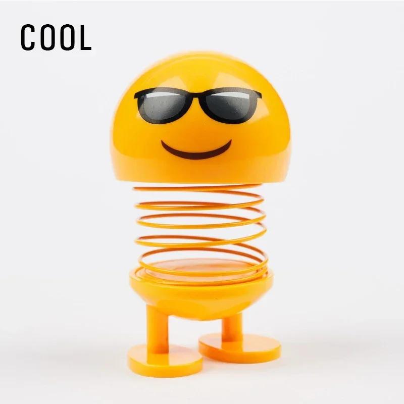 Creative Funny Shake Head Doll Car Ornament Kawaii Indoor Doll Small Decoration Accessory for Vehicle Decor