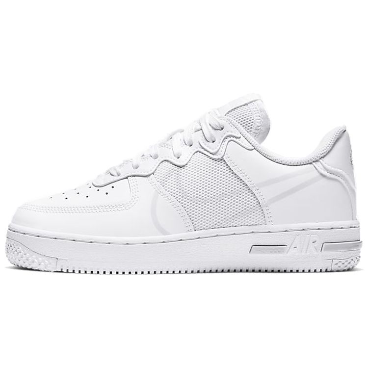 

Белые кроссовки Nike Air Force 1 React SU GS Pure-Platinum CT5117-101