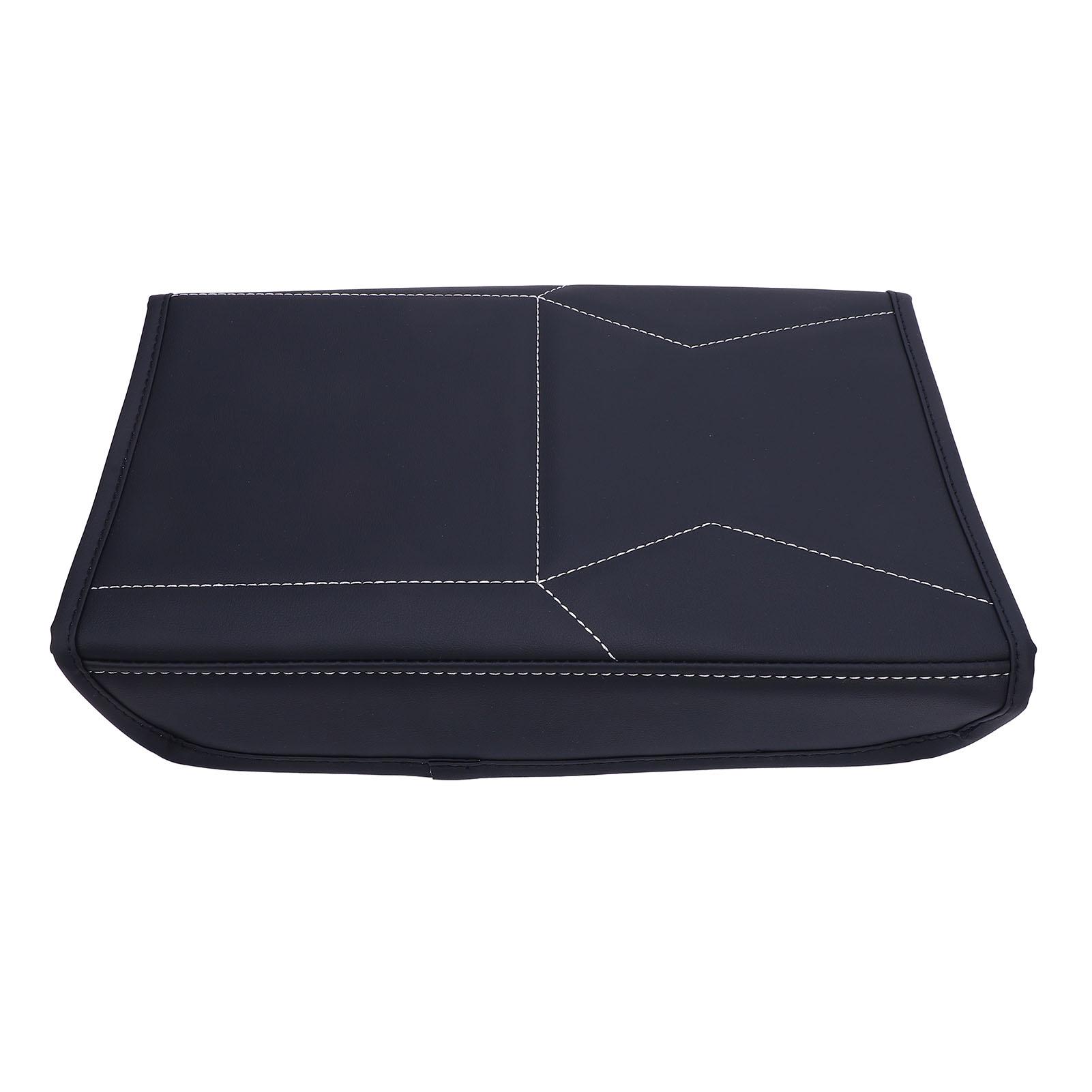 

Car Center Console Cover PU Leather Protective Stylish Look Smoother Touch Feel Arm Rest Cushion