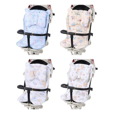 Reversible Infant Strollers Cushion Soft Breathable Pram Liner Thick Sponge Padded Universal For Baby Carriages