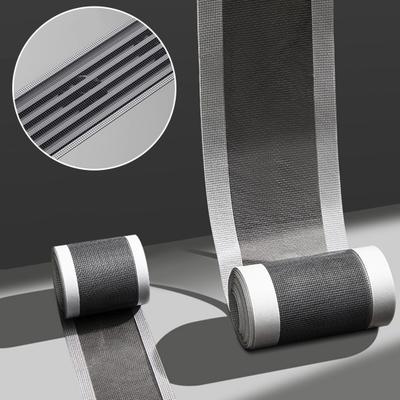 1 Rolle Einweg-Haarabflussaufkleber Wasserdichtes Fiberglas Bodenablaufaufkleber